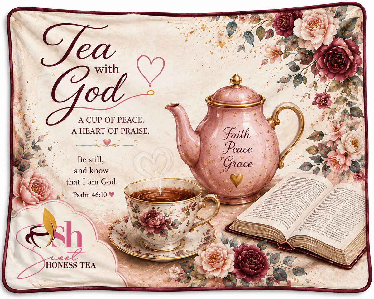 Tea with God blanket