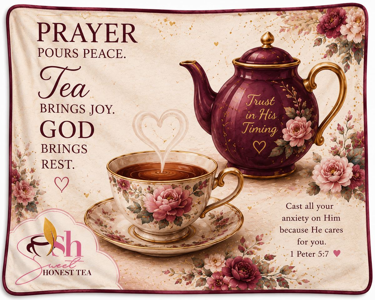 Prayer-Tea-God blanket